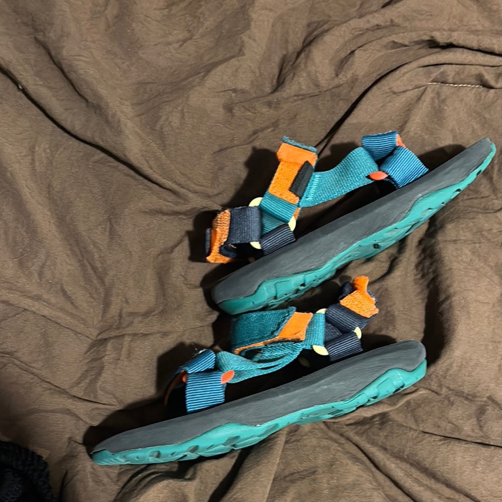 Teva Blue and Orange Performance Sandals